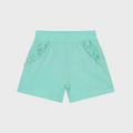 Short en maille vert clair