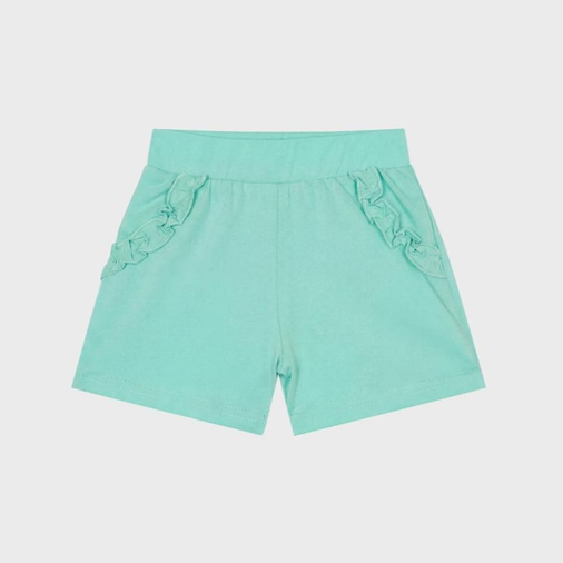 Short en maille vert clair