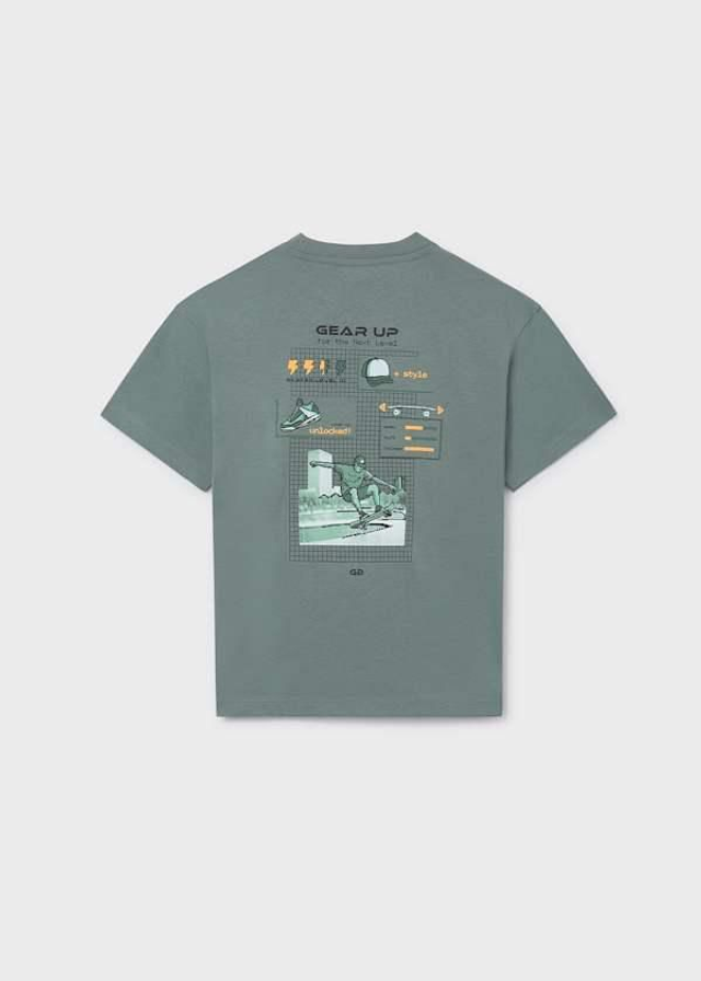 T-shirt verte "Skate"