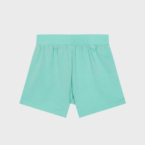 Short en maille vert clair