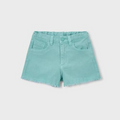 Short sergé vert