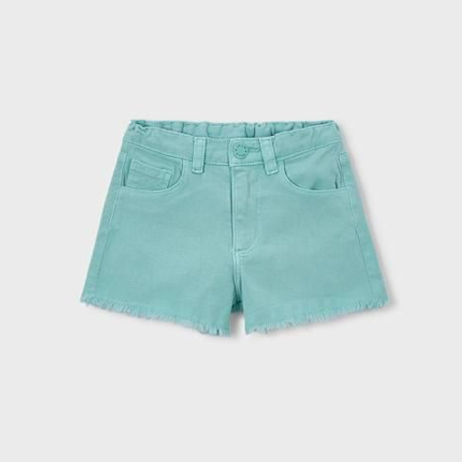 Short sergé vert
