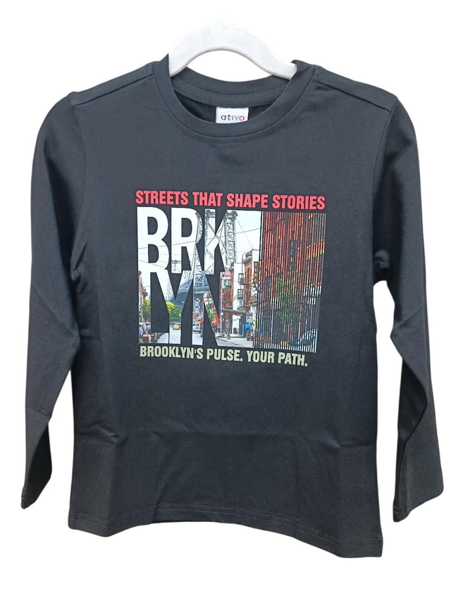 T-shirt noir "Brooklyns"