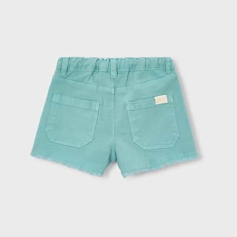 Short sergé vert