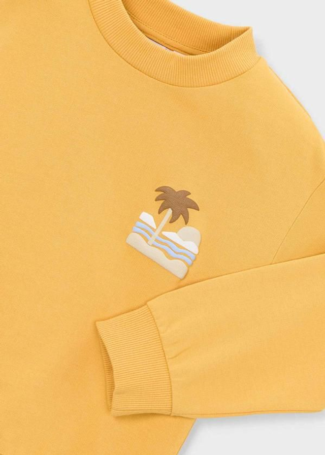 Sweat jaune moutarde