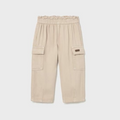 Pantalon cargo beige