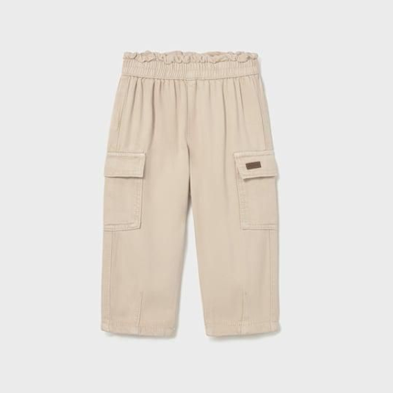 Pantalon cargo beige