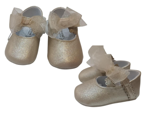Ballerines bébé doré