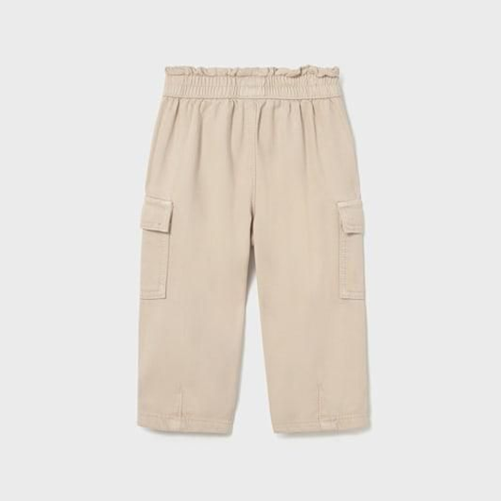 Pantalon cargo beige