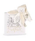 Doudou plat petales - Ours blanc