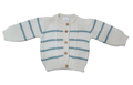 Gilet tricot rayures T.U (1-3 mois)