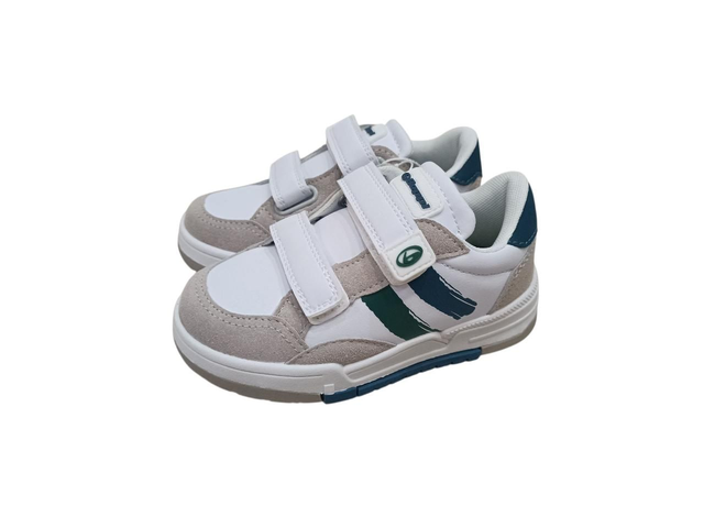 Basket blanc & gris