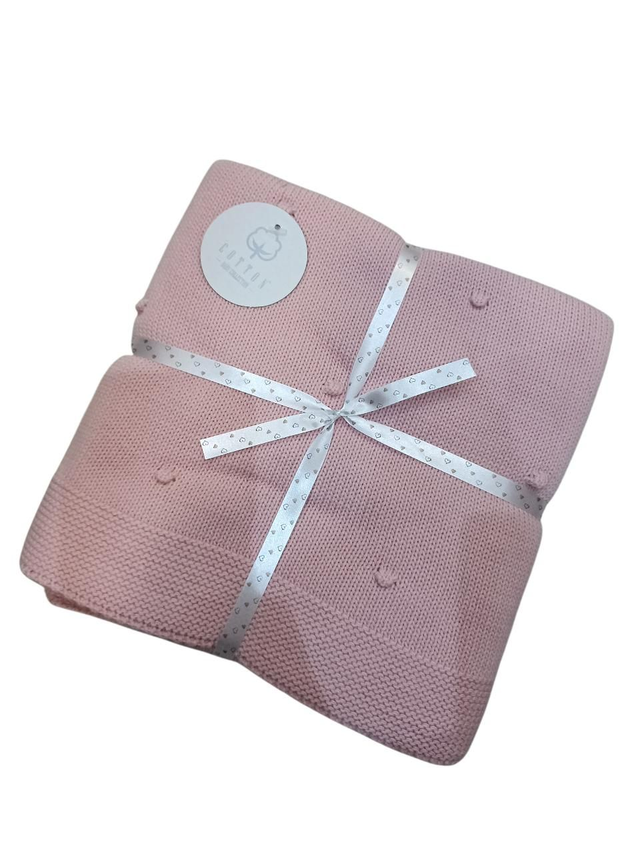 Couverture tricot 100% acrylique